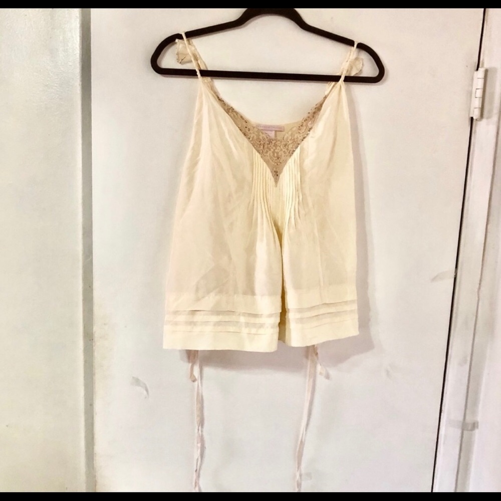 Rebecca Taylor Silk Sequin Blouse